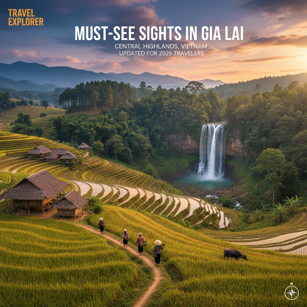 attractions in Gia Lai, Vietnam