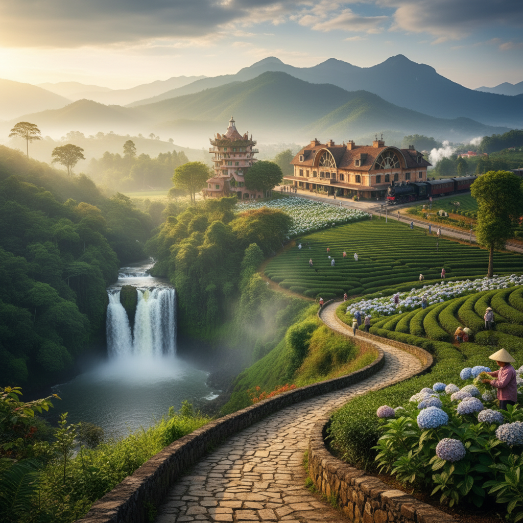 attractions in Lam Dong, Vietnam
